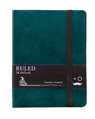 Download Monsieur Notebook - Real Leather A5 Turquoise Plain - Monsieur | PDF