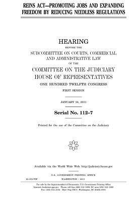 Read Reins ACT: Promoting Jobs and Expanding Freedom by Reducing Needless Regulations - U.S. Congress file in PDF