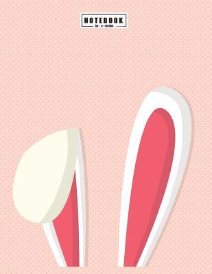 Read Online Notebook: Cute Bunny on Pink Cover and Lined Pages, Extra Large (8.5 X 11) Inches, 110 Pages, White Paper -  | ePub