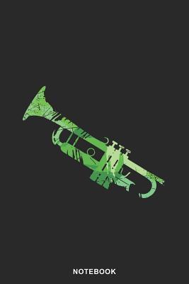 Read Online Trumpet Instrument Art Graphic Notebook: Trumpet Graphic Art Instrument Blank Line String Notebook / Journal Gift (6 x 9 - 110 sheet music pages) - Brass Instruments Publishing | PDF
