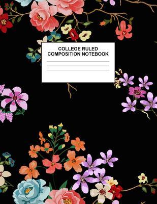 Read College Ruled Composition Notebook: Cute Blank Lined Journal to Write In with White Paper Rule Pages for School Subject and Writing Pad: Design Code A4 7618 - Nifty Prints file in ePub