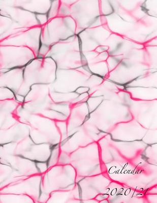 Download Calendar 2020/21: Beautiful sweet Day Planner with 581 pages, pink soft cover8,5x11, June 2020- December 2021, work, home, school, dates, notes -  file in ePub