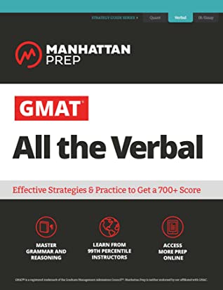 Full Download GMAT All the Verbal: The definitive guide to the verbal section of the GMAT - Manhattan Prep | ePub