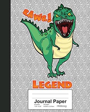 Read Online Journal Paper: LEGEND Dinosaur Rawr T-Rex Notebook -  file in ePub